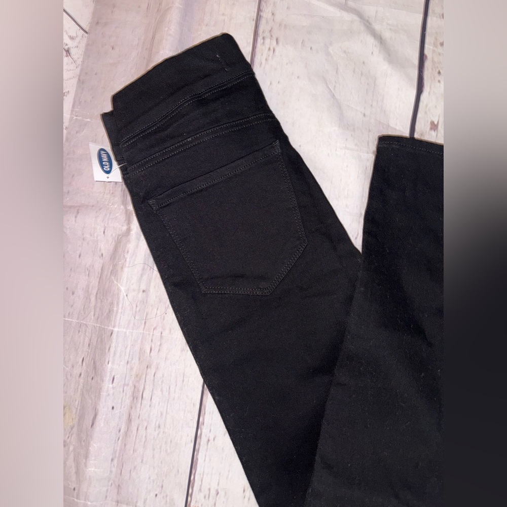 Nwt black rockstar midrise jeggings size 4